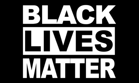 Text Black Lives Matter in white on black